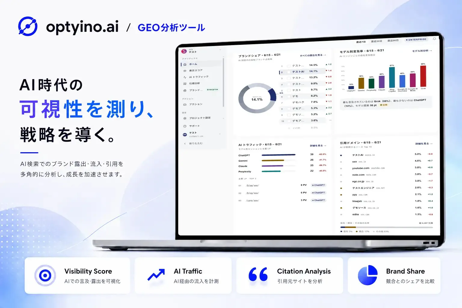 Optyino.ai サービス画面